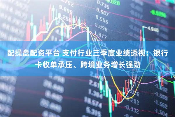 配操盘配资平台 支付行业三季度业绩透视：银行卡收单承压、跨境业务增长强劲